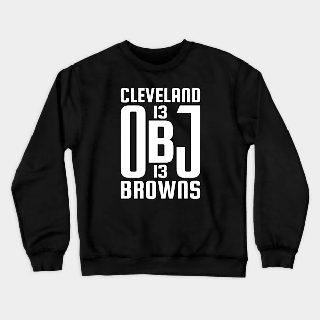 OBJ Cleveland Browns 3 Crewneck Sweatshirt by HooPet